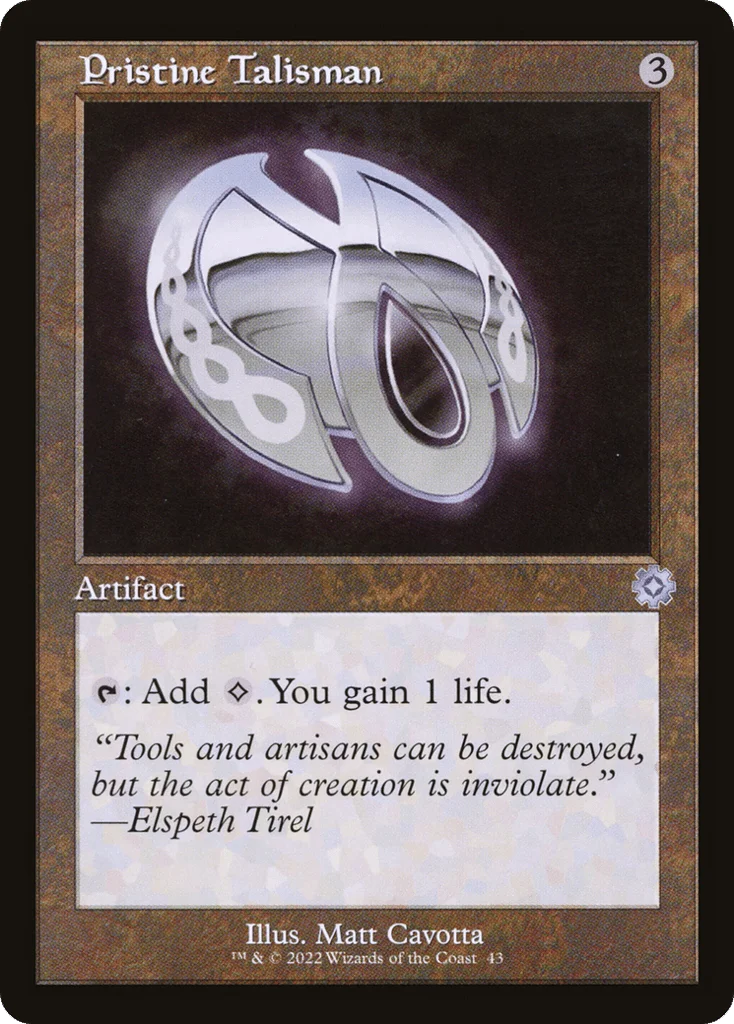 Pristine Talisman · The Brothers' War Retro Artifacts