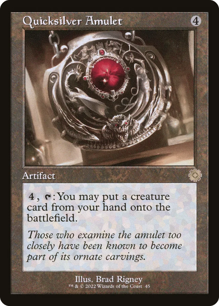Quicksilver Amulet · The Brothers' War Retro Artifacts