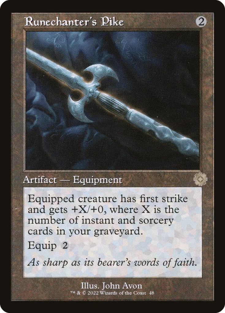Runechanter's Pike · The Brothers' War Retro Artifacts