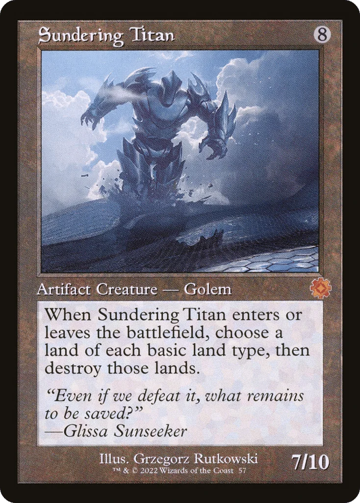 Sundering Titan · The Brothers' War Retro Artifacts