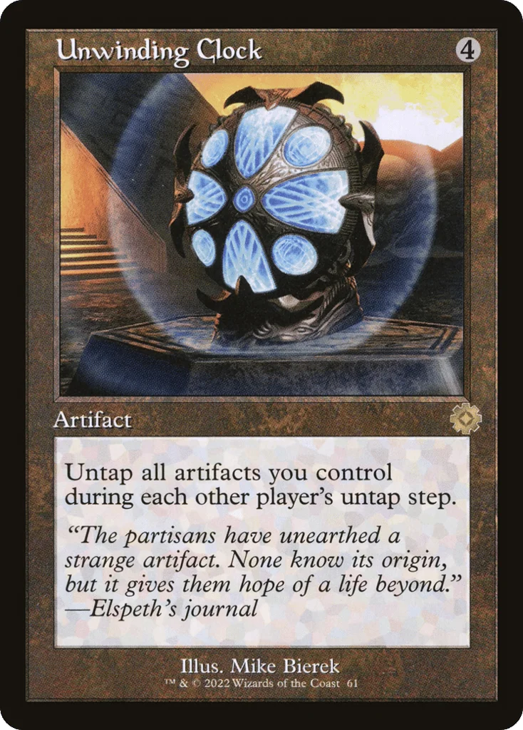 Unwinding Clock · The Brothers' War Retro Artifacts
