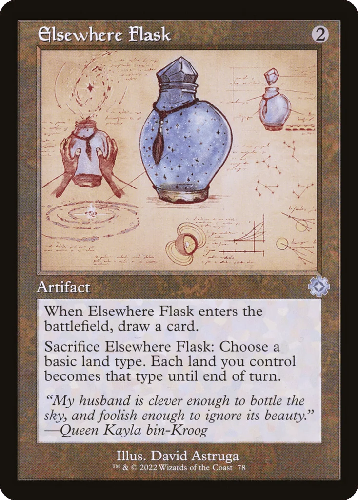 Elsewhere Flask · The Brothers' War Retro Artifacts