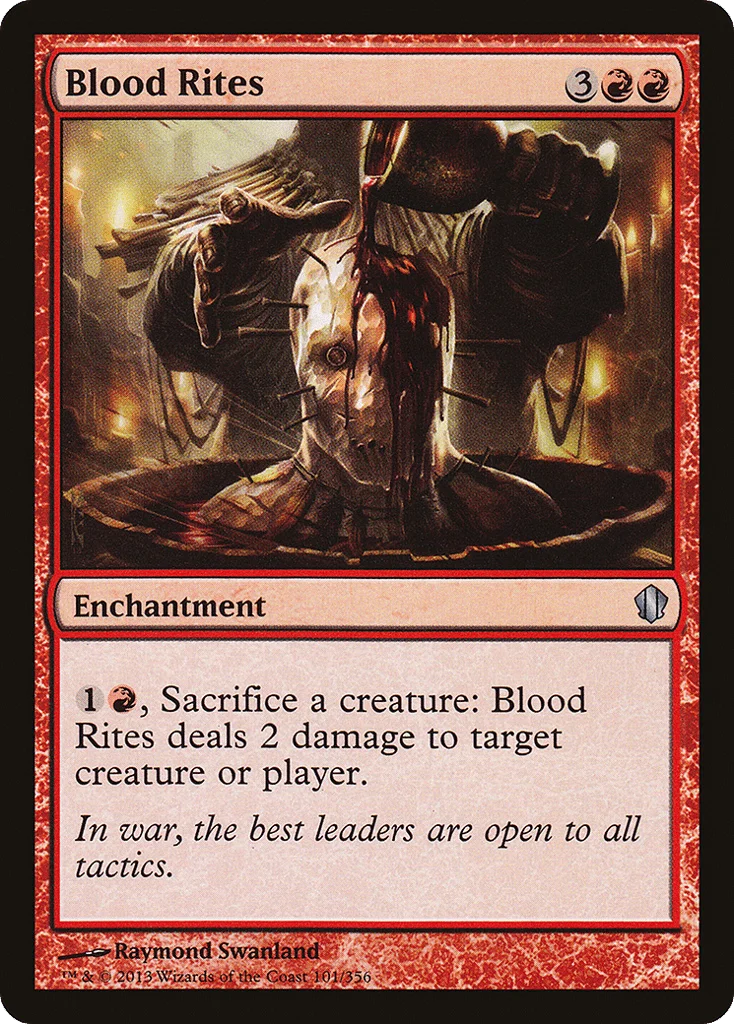 Blood Rites · Commander 2013