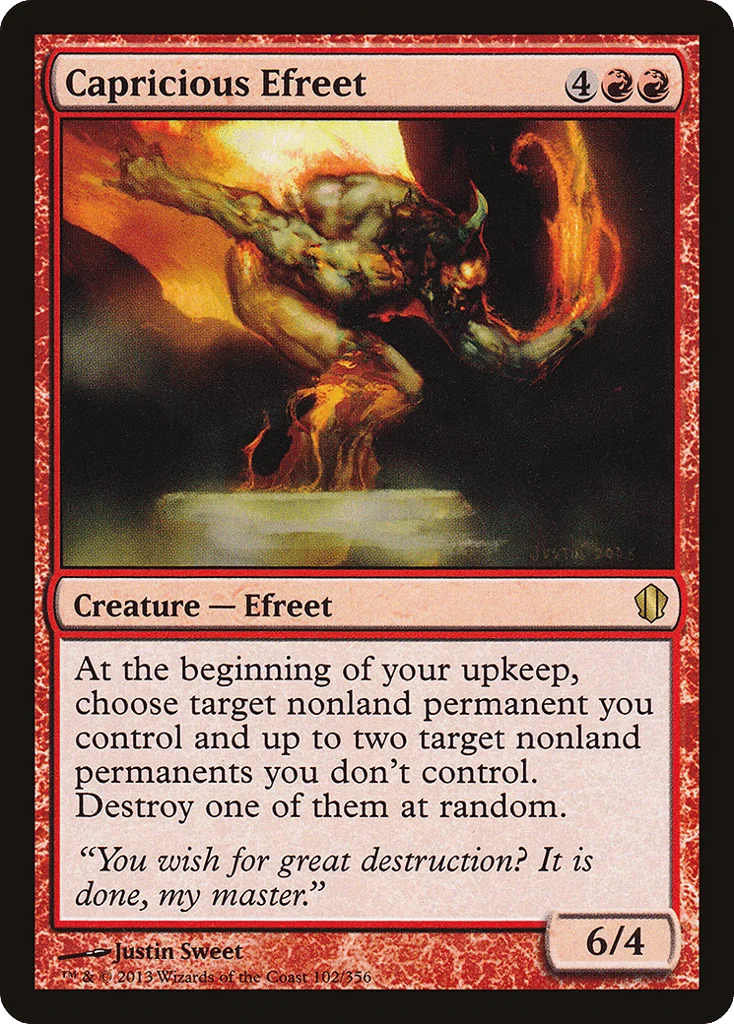 Capricious Efreet · Commander 2013