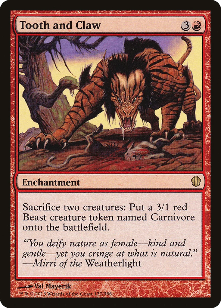 Tooth and Claw · Commander 2013