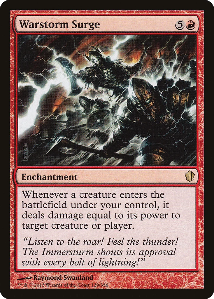 Warstorm Surge · Commander 2013