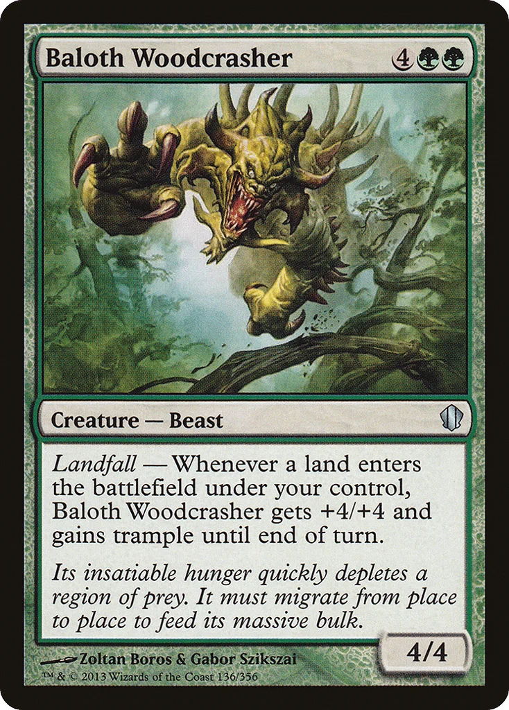 Baloth Woodcrasher · Commander 2013
