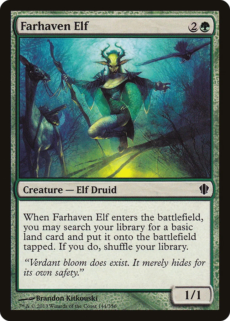 Farhaven Elf · Commander 2013