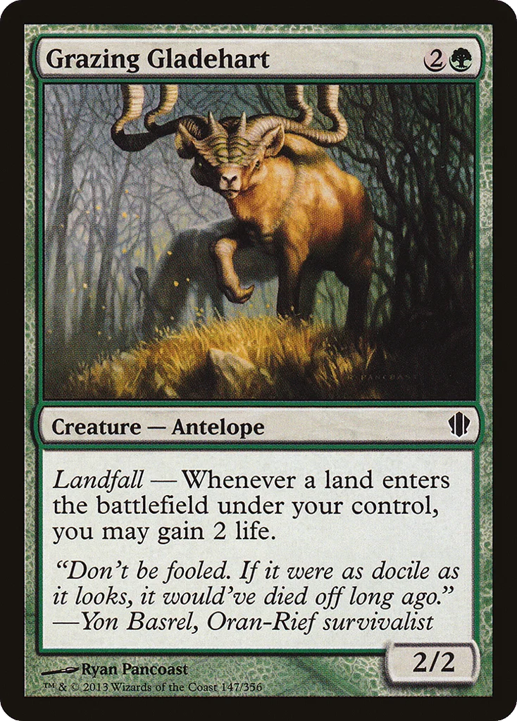 Grazing Gladehart · Commander 2013