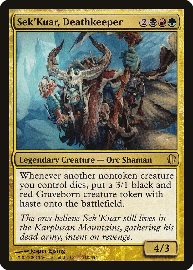 Sek'Kuar, Deathkeeper · Commander 2013
