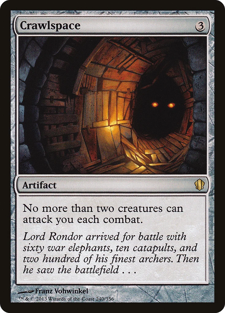 Crawlspace · Commander 2013