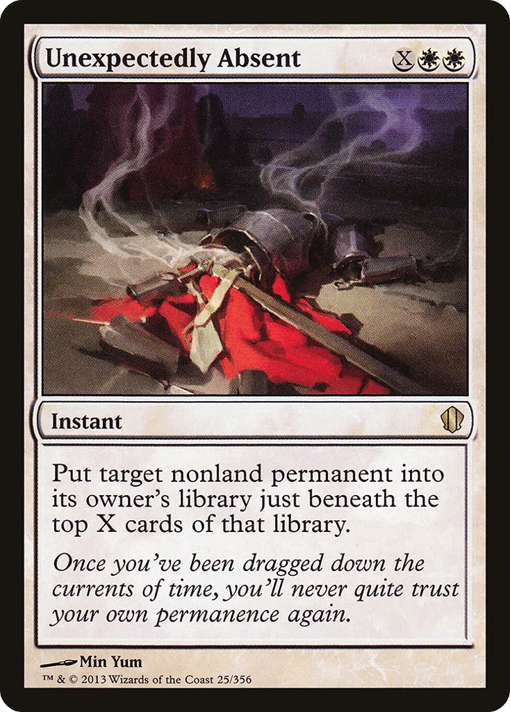 Unexpectedly Absent · Commander 2013