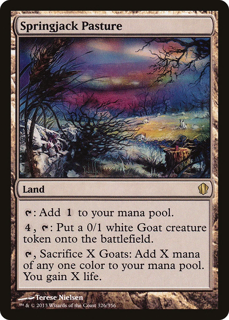 Springjack Pasture · Commander 2013