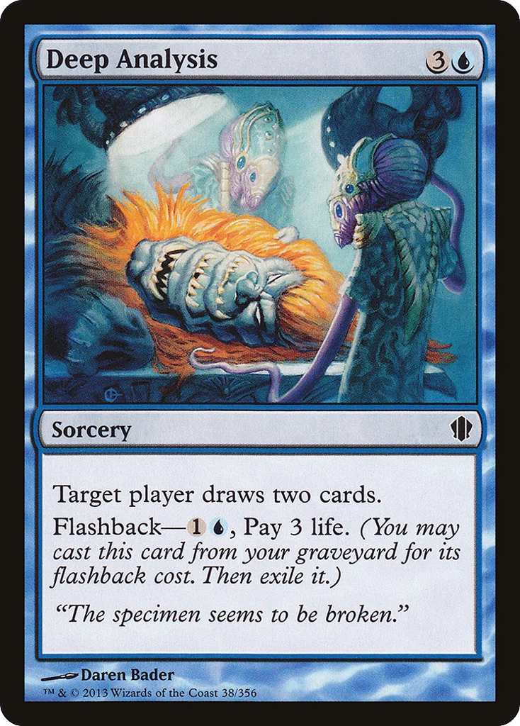 Deep Analysis · Commander 2013