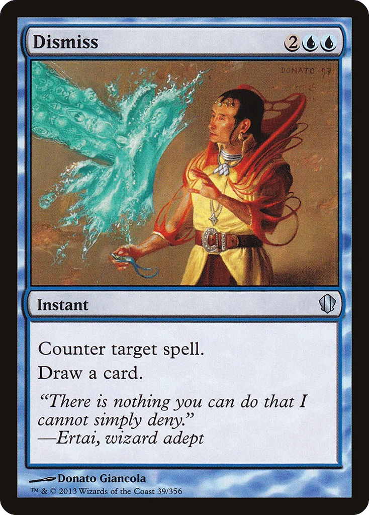 Dismiss · Commander 2013