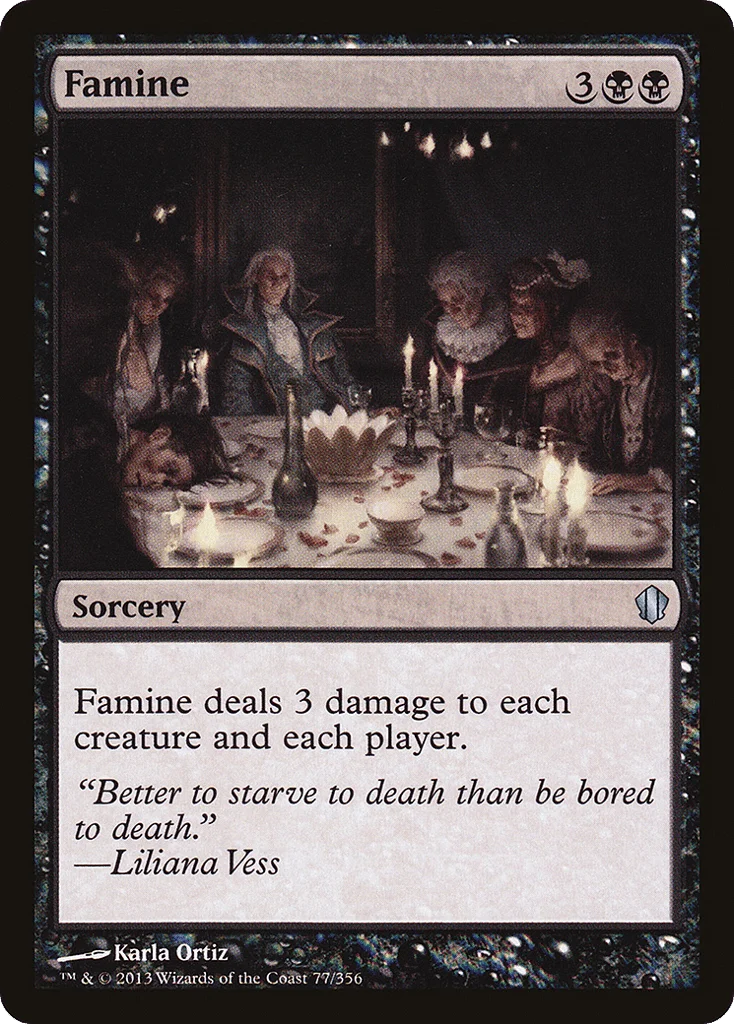 Famine · Commander 2013