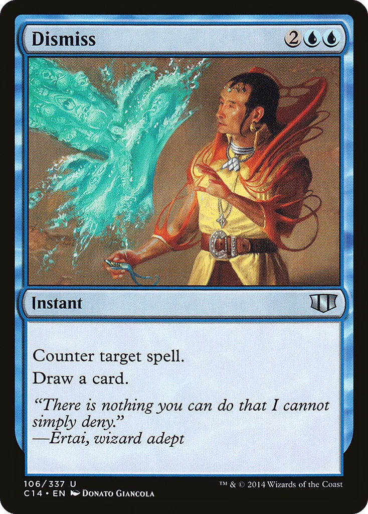 Dismiss · Commander 2014