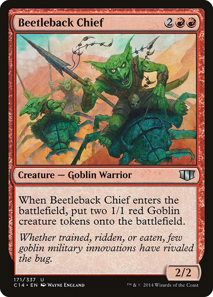 Beetleback Chief · Commander 2014