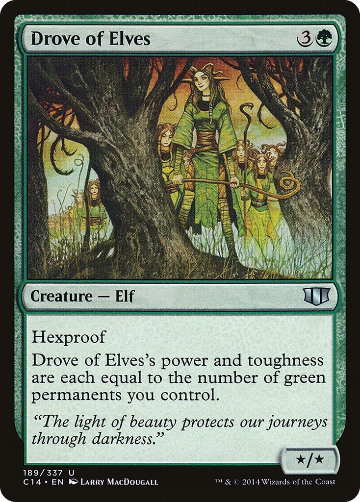 Drove of Elves · Commander 2014