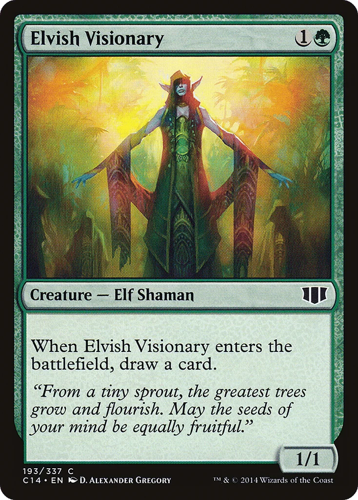 Elvish Visionary · Commander 2014