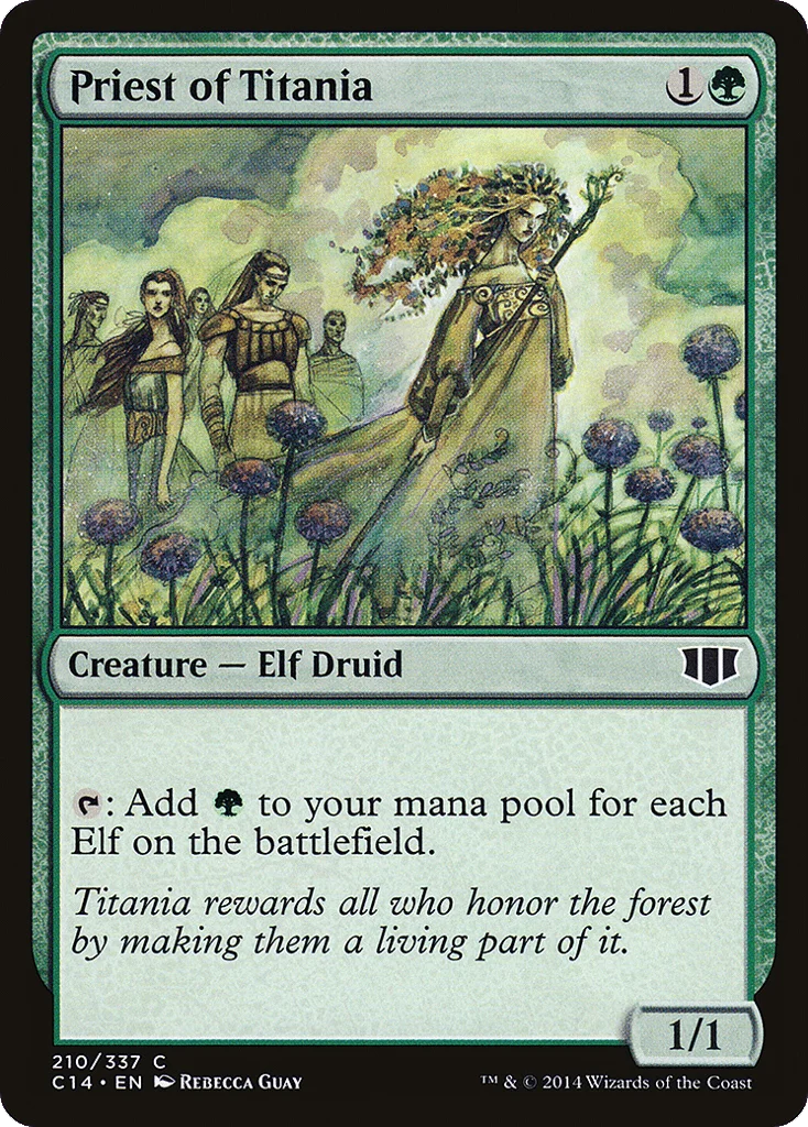 Priest of Titania · Commander 2014