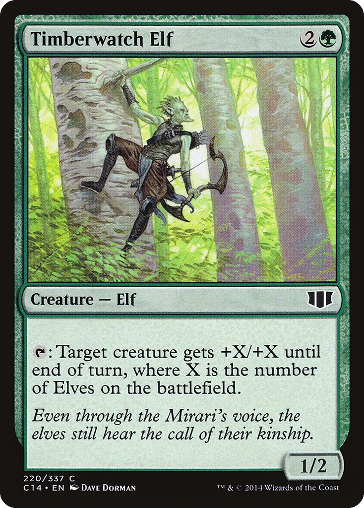 Timberwatch Elf · Commander 2014