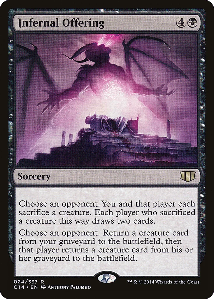 Infernal Offering · Commander 2014