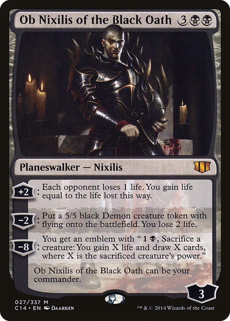 Ob Nixilis of the Black Oath · Commander 2014