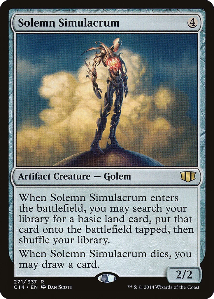 Solemn Simulacrum · Commander 2014