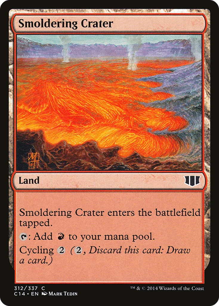 Smoldering Crater · Commander 2014