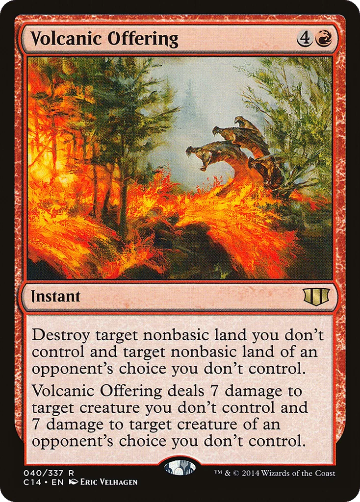 Volcanic Offering · Commander 2014