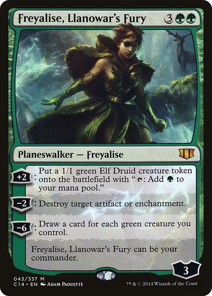 Freyalise, Llanowar's Fury · Commander 2014