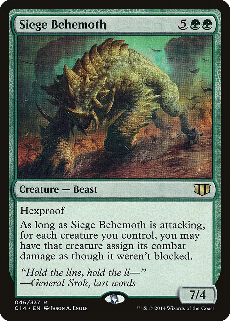 Siege Behemoth · Commander 2014