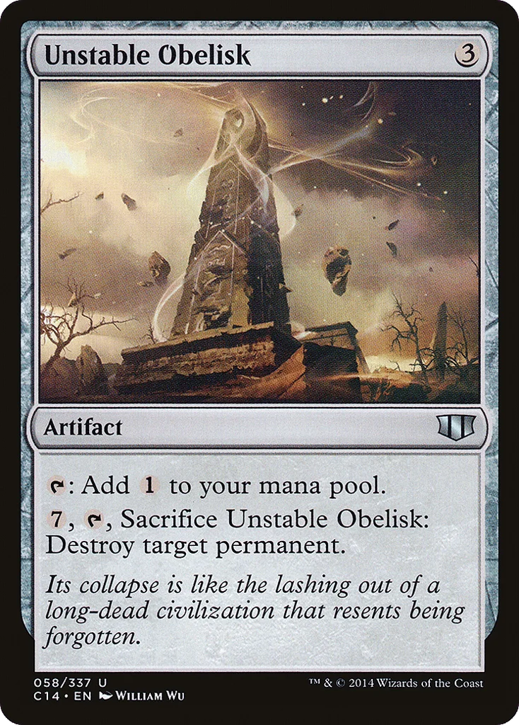 Unstable Obelisk · Commander 2014