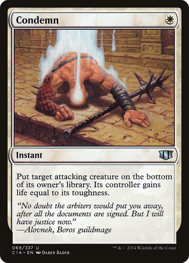 Condemn · Commander 2014