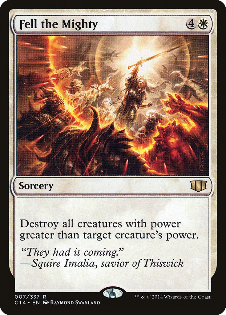 Fell the Mighty · Commander 2014