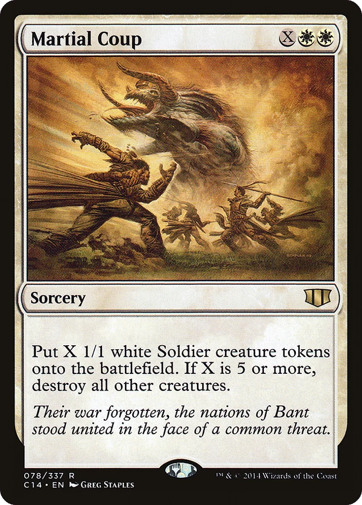 Martial Coup · Commander 2014