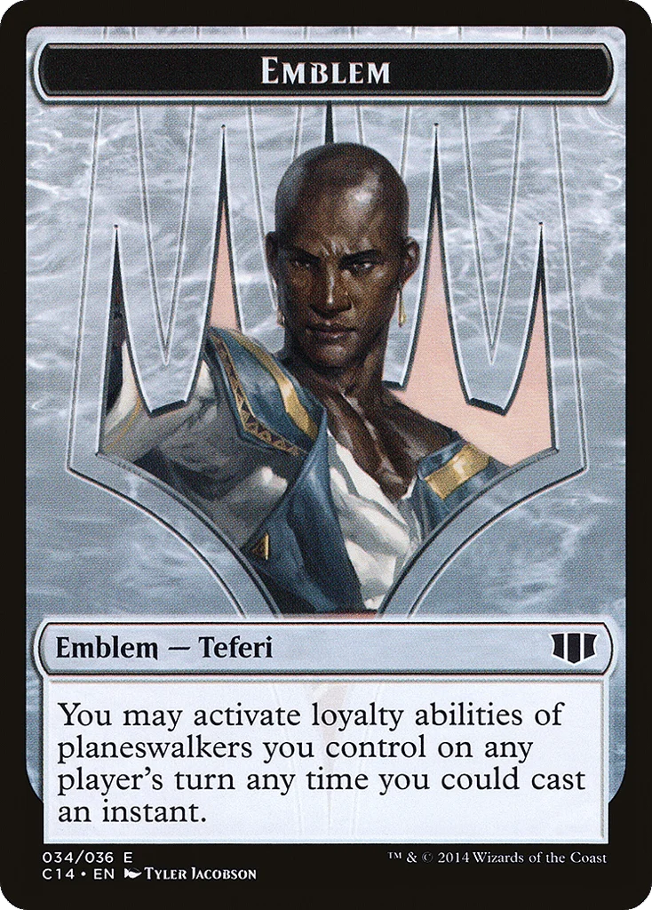 Teferi, Temporal Archmage Emblem · Commander 2014