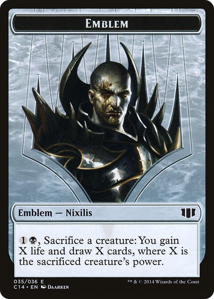 Ob Nixilis of the Black Oath Emblem · Commander 2014