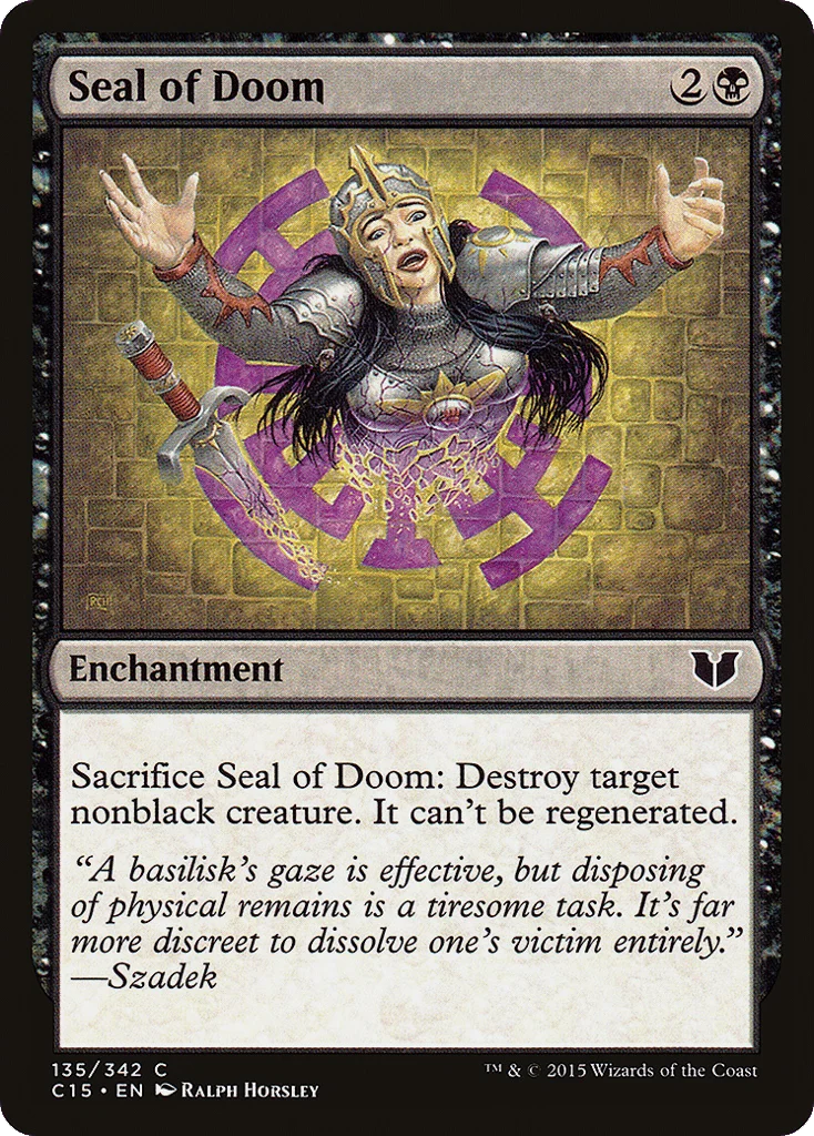 Seal of Doom · Commander 2015