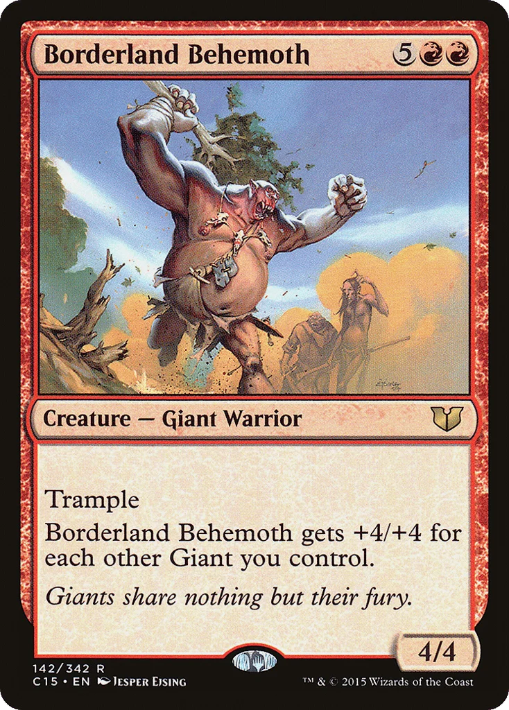 Borderland Behemoth · Commander 2015