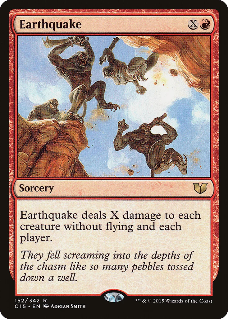 Earthquake · Commander 2015