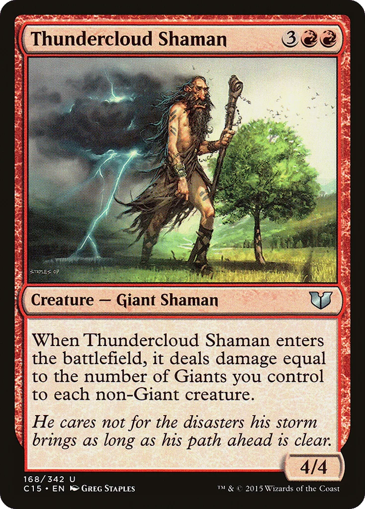 Thundercloud Shaman · Commander 2015