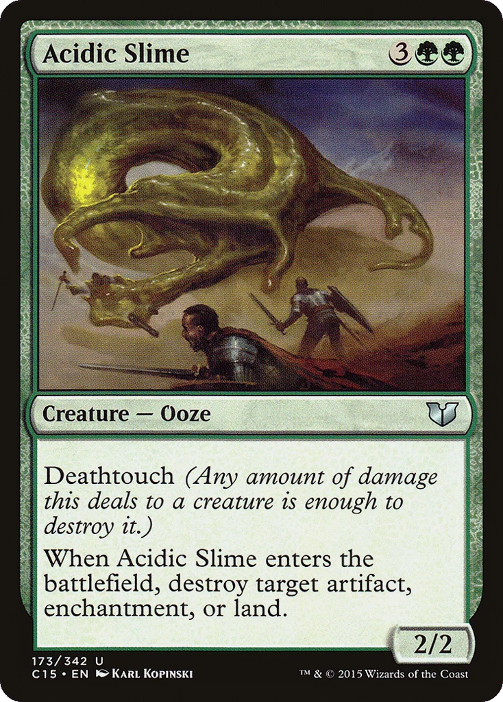 Acidic Slime · Commander 2015