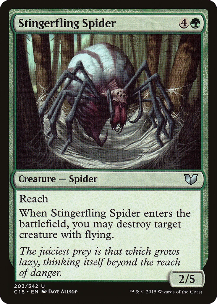 Stingerfling Spider · Commander 2015