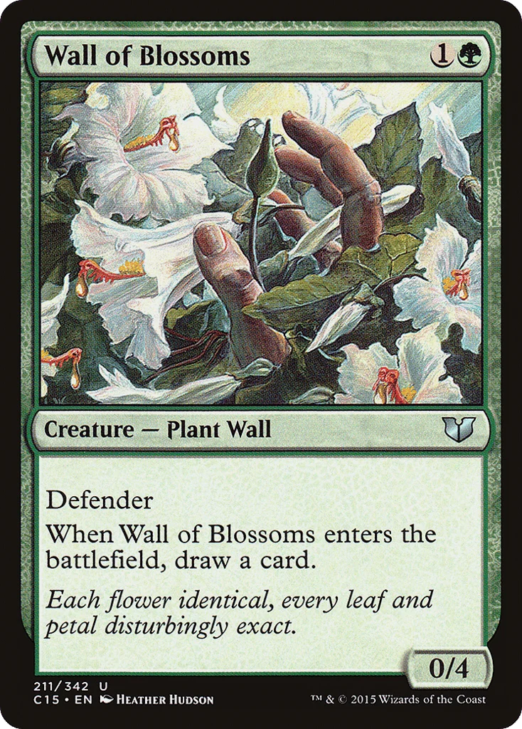 Wall of Blossoms · Commander 2015
