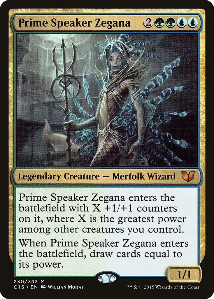 Prime Speaker Zegana · Commander 2015