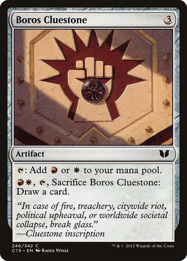 Boros Cluestone · Commander 2015