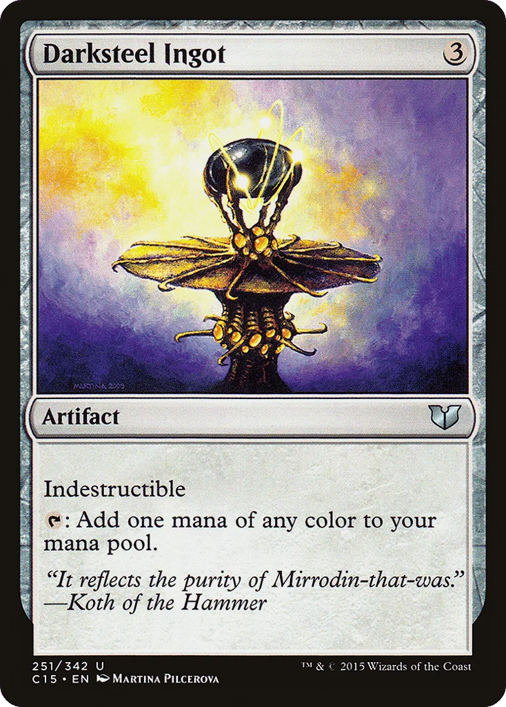 Darksteel Ingot · Commander 2015