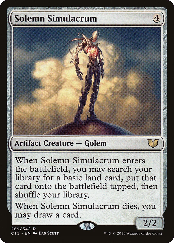 Solemn Simulacrum · Commander 2015